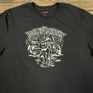 Harley Davidson Men's‎ Graphic T-Shirt 100% Cotton Black Size 4XL NWOT